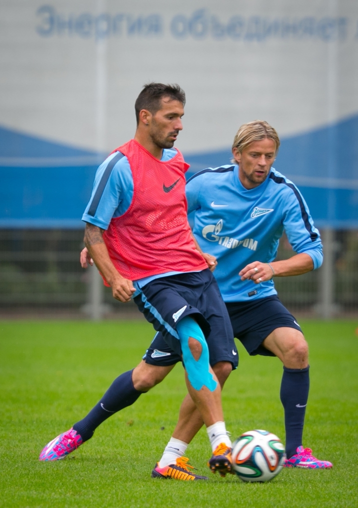 Открытая тренировка «Зенита» в преддверии матча с «Уфой»