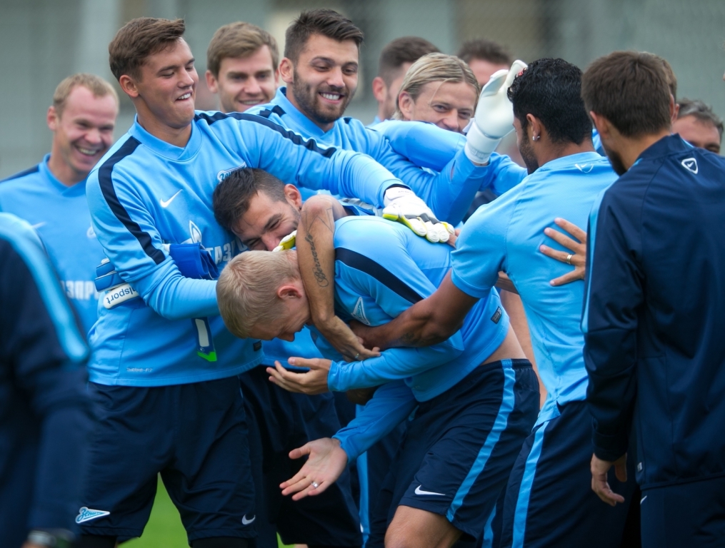 Открытая тренировка «Зенита» в преддверии матча с «Уфой»