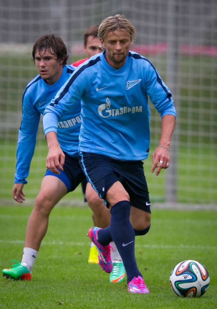 Открытая тренировка «Зенита» в преддверии матча с «Уфой»