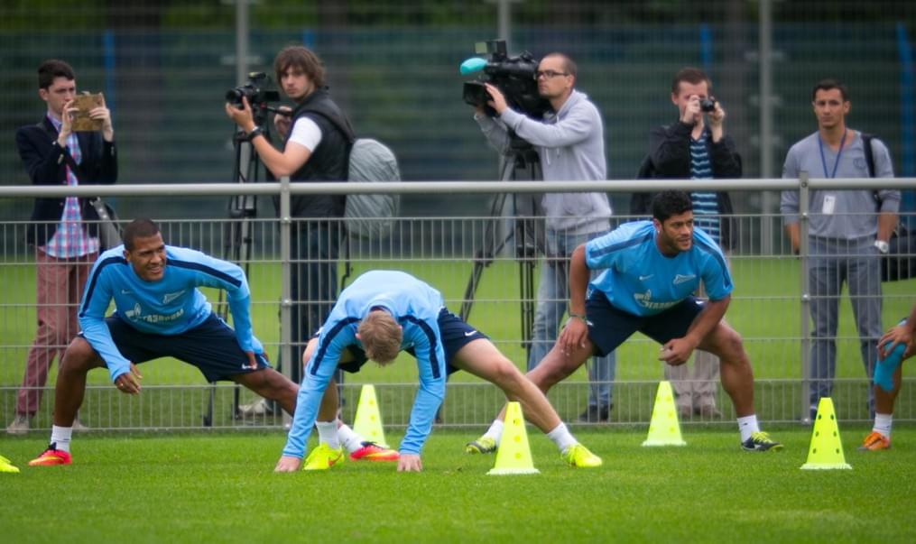 Открытая тренировка «Зенита» в преддверии матча с «Уфой»