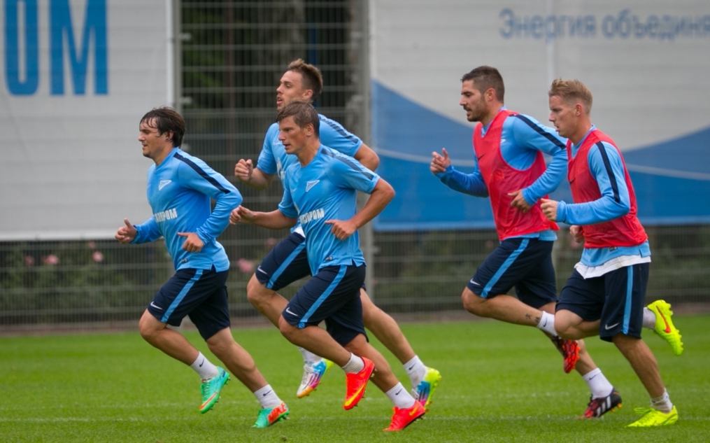 Открытая тренировка «Зенита» в преддверии матча с «Уфой»