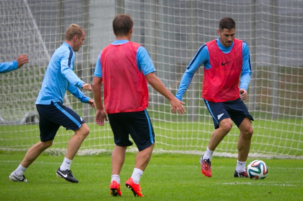 Открытая тренировка «Зенита» в преддверии матча с «Уфой»