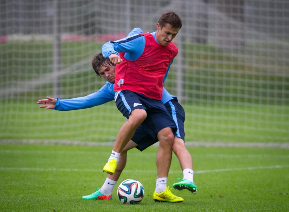 Открытая тренировка «Зенита» в преддверии матча с «Уфой»