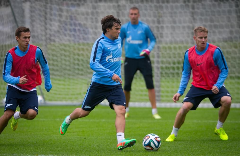 Открытая тренировка «Зенита» в преддверии матча с «Уфой»