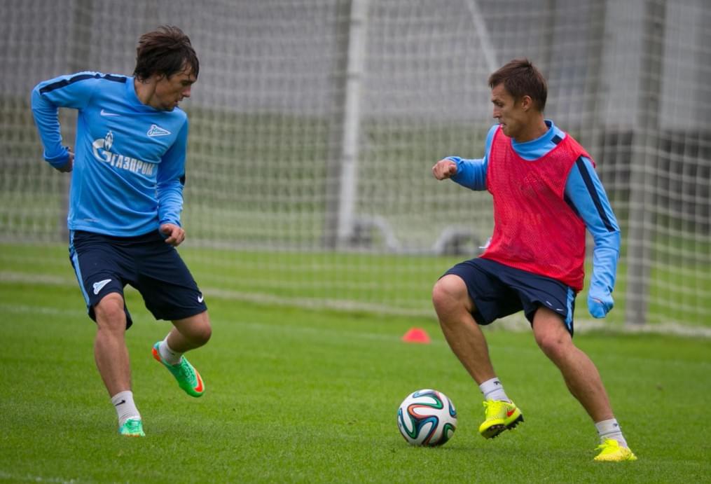 Открытая тренировка «Зенита» в преддверии матча с «Уфой»