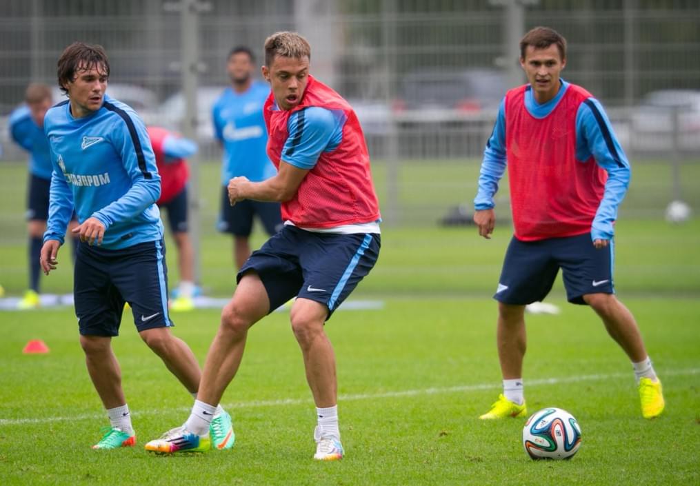 Открытая тренировка «Зенита» в преддверии матча с «Уфой»