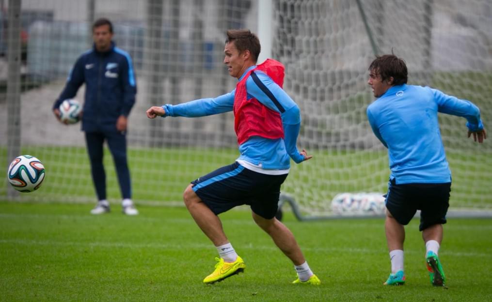 Открытая тренировка «Зенита» в преддверии матча с «Уфой»