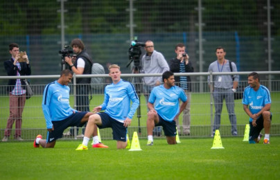 Открытая тренировка «Зенита» в преддверии матча с «Уфой»