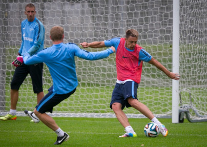 Открытая тренировка «Зенита» в преддверии матча с «Уфой»