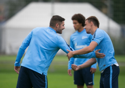 Открытая тренировка «Зенита» в преддверии матча с «Уфой»