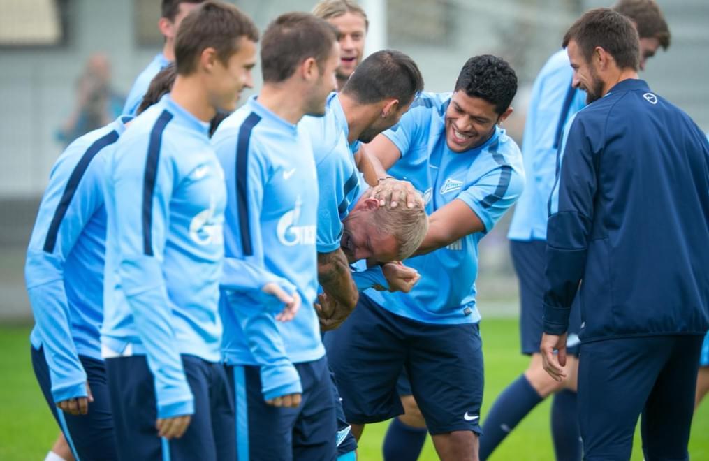 Открытая тренировка «Зенита» в преддверии матча с «Уфой»