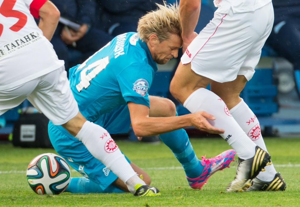 СОГАЗ-Чемпионат России, 2014/15, «Зенит» — «Уфа»