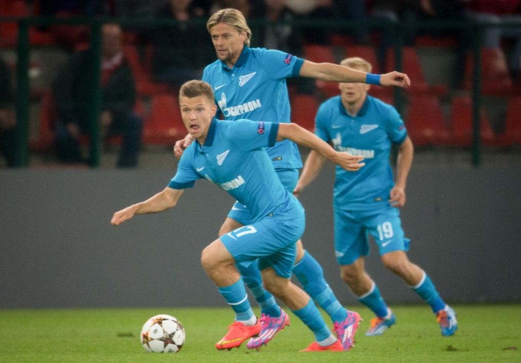 Лига чемпионов УЕФА, 2014/2015, «Стандард» — «Зенит»