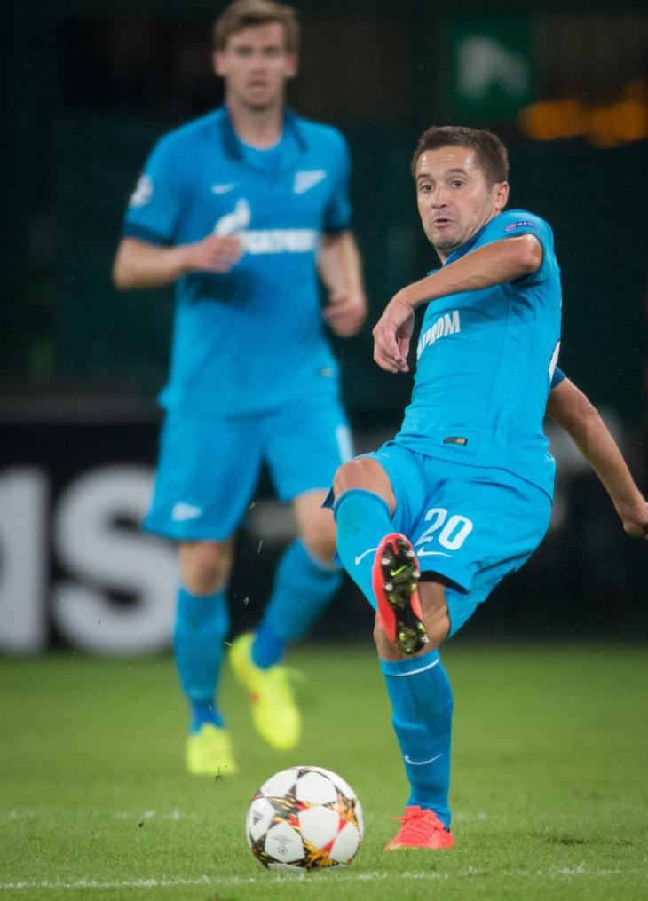 Лига чемпионов УЕФА, 2014/2015, «Стандард» — «Зенит»