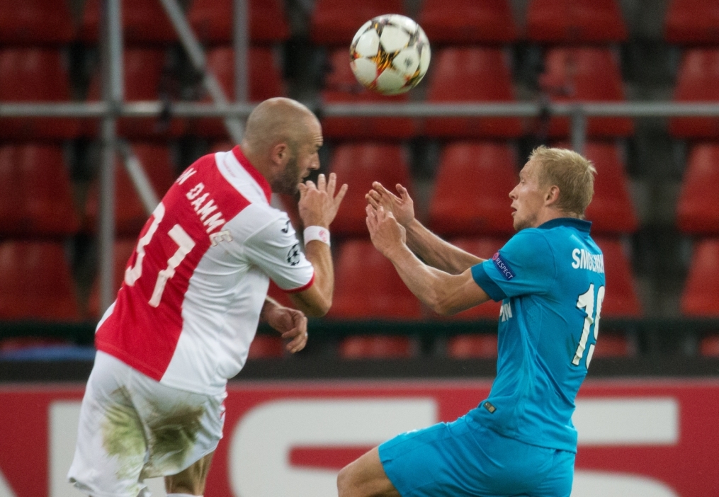 Лига чемпионов УЕФА, 2014/2015, «Стандард» — «Зенит»