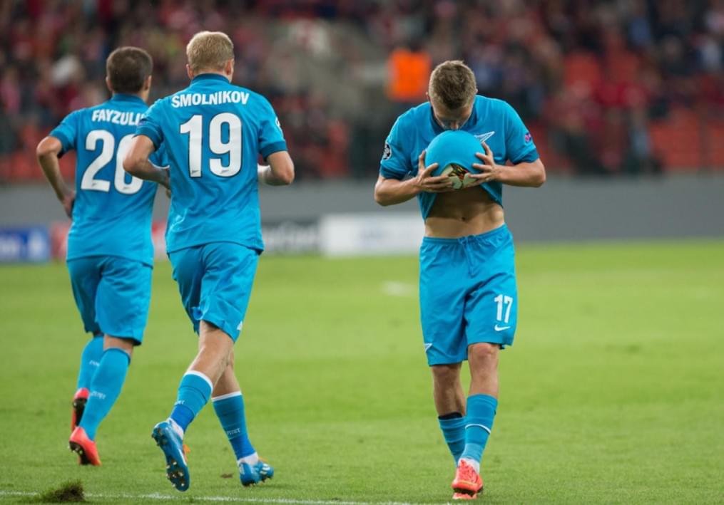 Лига чемпионов УЕФА, 2014/2015, «Стандард» — «Зенит»