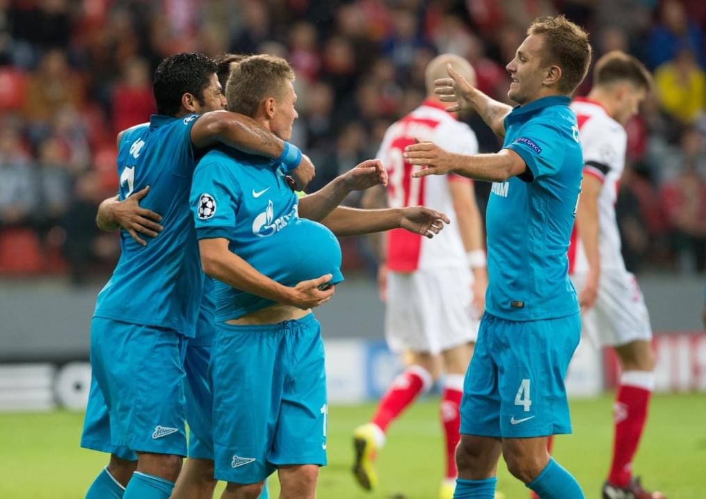 Лига чемпионов УЕФА, 2014/2015, «Стандард» — «Зенит»