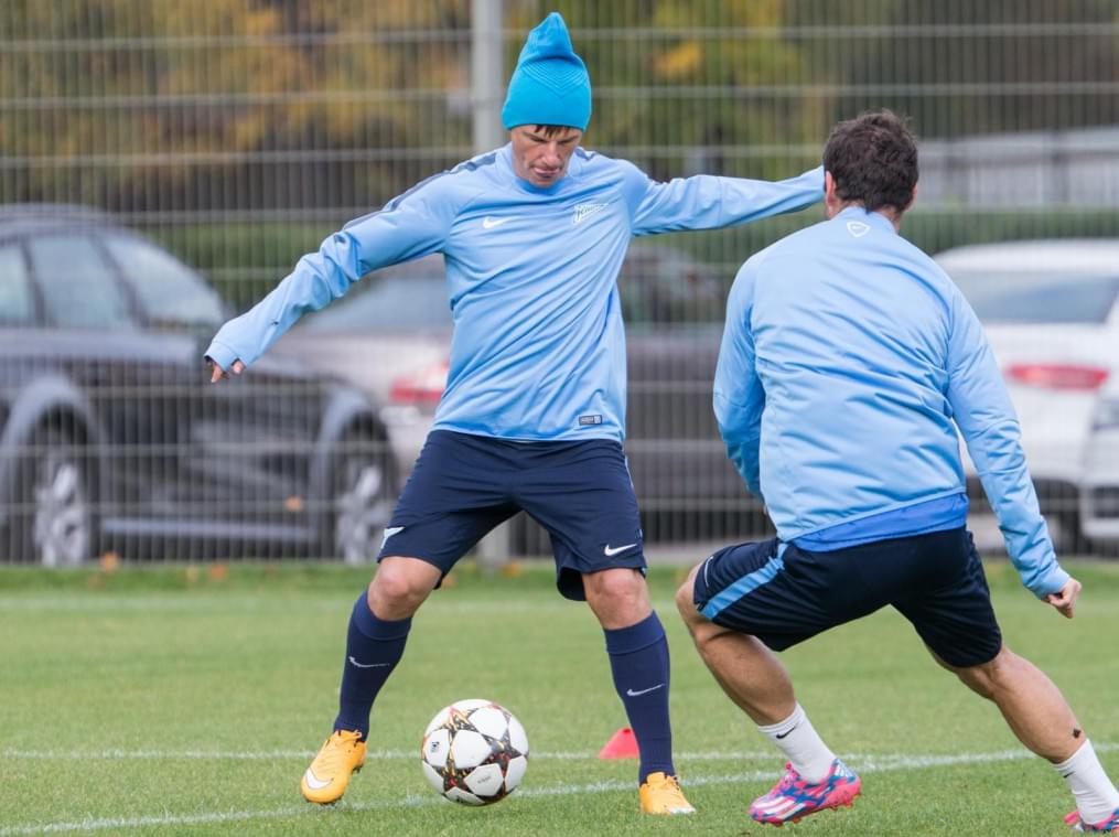 Открытая тренировка «Зенита» перед матчем Лиги чемпионов УЕФА, «Зенит» — «Монако»