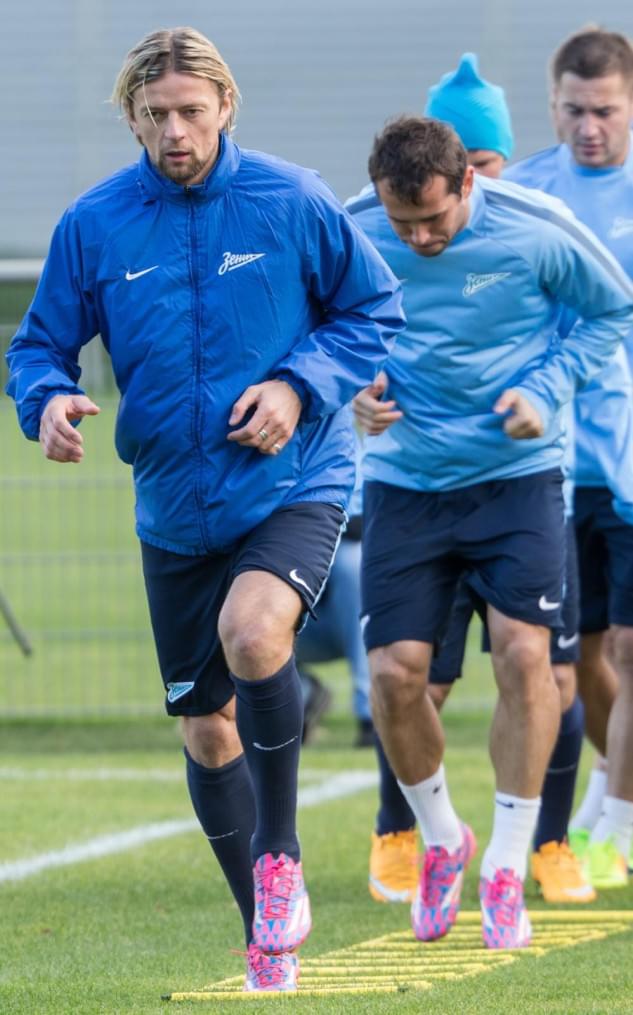 Открытая тренировка «Зенита» перед матчем Лиги чемпионов УЕФА, «Зенит» — «Монако»