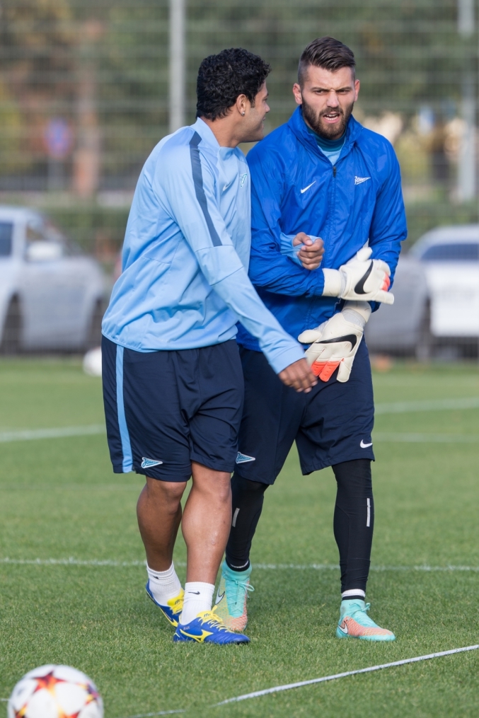 Открытая тренировка «Зенита» перед матчем Лиги чемпионов УЕФА, «Зенит» — «Монако»