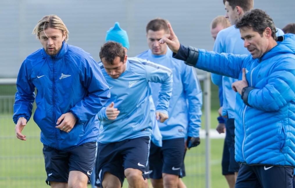 Открытая тренировка «Зенита» перед матчем Лиги чемпионов УЕФА, «Зенит» — «Монако»