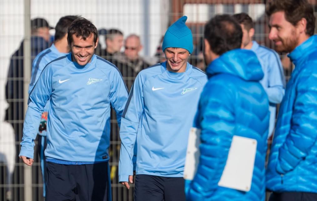 Открытая тренировка «Зенита» перед матчем Лиги чемпионов УЕФА, «Зенит» — «Монако»