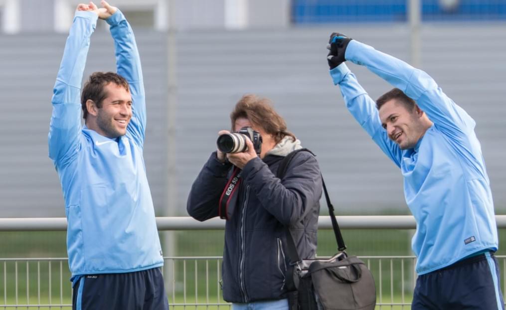 Открытая тренировка «Зенита» перед матчем Лиги чемпионов УЕФА, «Зенит» — «Монако»