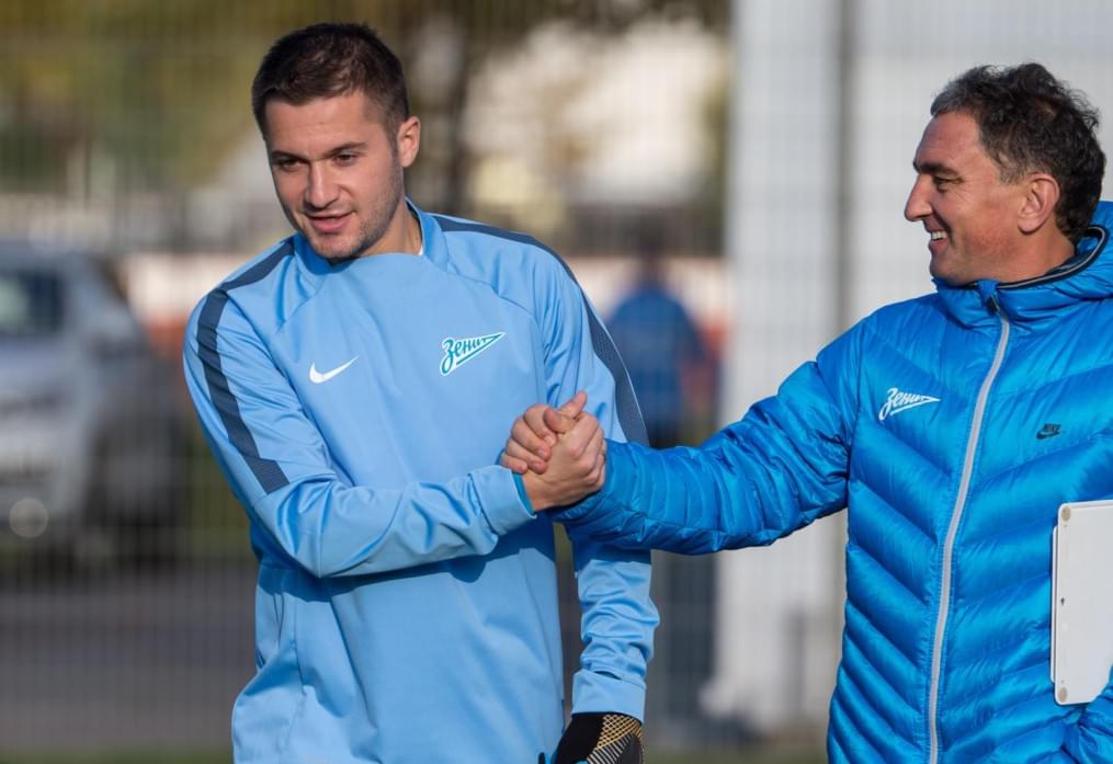 Открытая тренировка «Зенита» перед матчем Лиги чемпионов УЕФА, «Зенит» — «Монако»