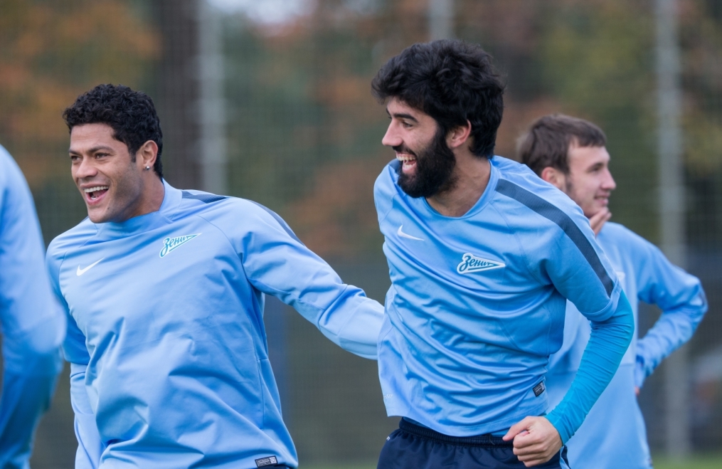 Открытая тренировка «Зенита» перед матчем Лиги чемпионов УЕФА, «Зенит» — «Монако»