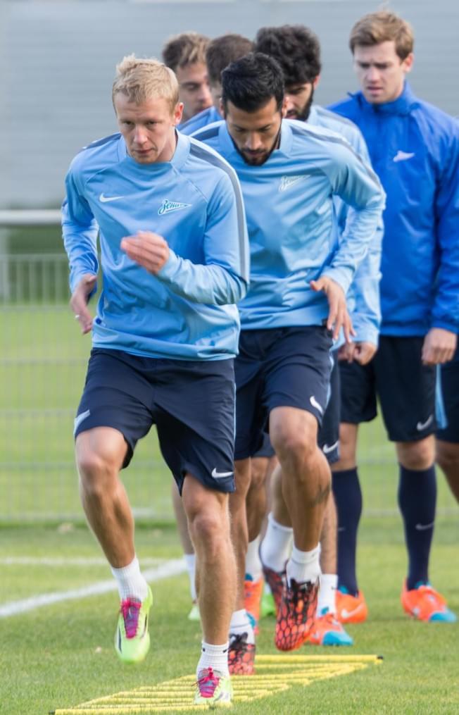 Открытая тренировка «Зенита» перед матчем Лиги чемпионов УЕФА, «Зенит» — «Монако»