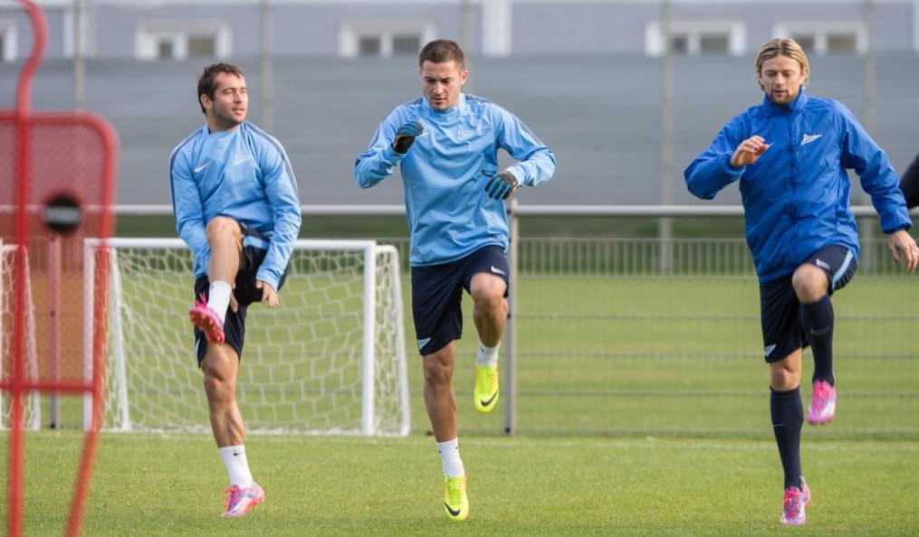 Открытая тренировка «Зенита» перед матчем Лиги чемпионов УЕФА, «Зенит» — «Монако»