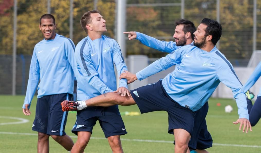 Открытая тренировка «Зенита» перед матчем Лиги чемпионов УЕФА, «Зенит» — «Монако»