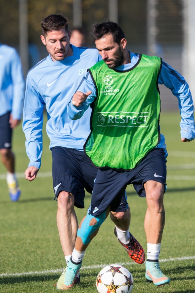 Открытая тренировка «Зенита» перед матчем Лиги чемпионов УЕФА, «Зенит» — «Монако»