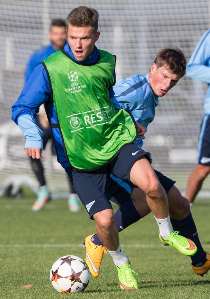 Открытая тренировка «Зенита» перед матчем Лиги чемпионов УЕФА, «Зенит» — «Монако»