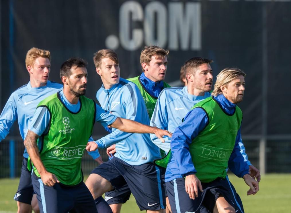 Открытая тренировка «Зенита» перед матчем Лиги чемпионов УЕФА, «Зенит» — «Монако»