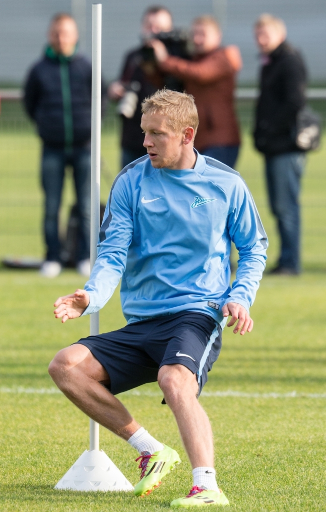 Открытая тренировка «Зенита» перед матчем Лиги чемпионов УЕФА, «Зенит» — «Монако»