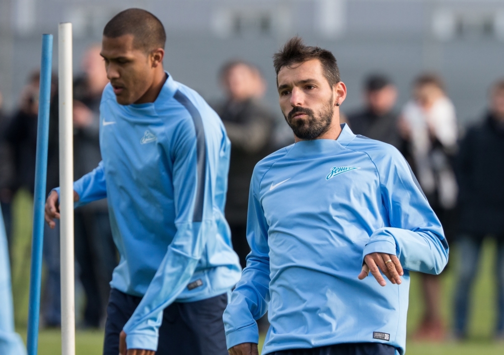 Открытая тренировка «Зенита» перед матчем Лиги чемпионов УЕФА, «Зенит» — «Монако»