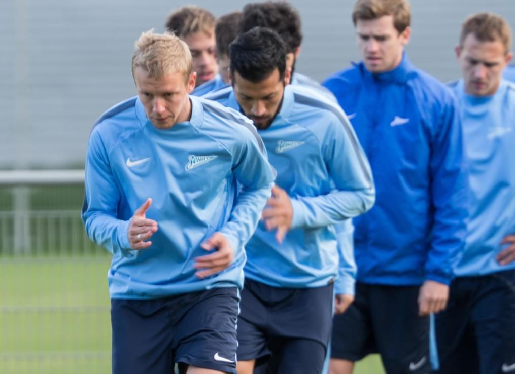 Открытая тренировка «Зенита» перед матчем Лиги чемпионов УЕФА, «Зенит» — «Монако»