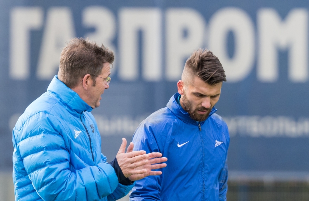 Открытая тренировка «Зенита» перед матчем Лиги чемпионов УЕФА, «Зенит» — «Монако»