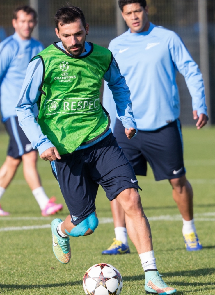 Открытая тренировка «Зенита» перед матчем Лиги чемпионов УЕФА, «Зенит» — «Монако»