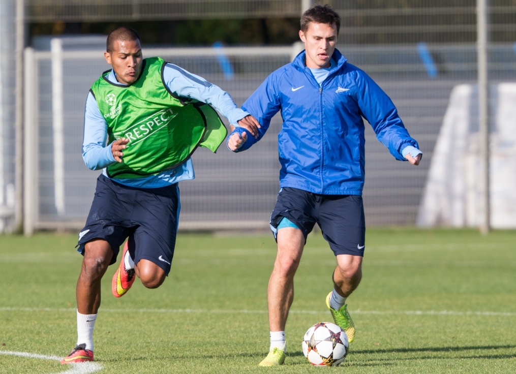 Открытая тренировка «Зенита» перед матчем Лиги чемпионов УЕФА, «Зенит» — «Монако»