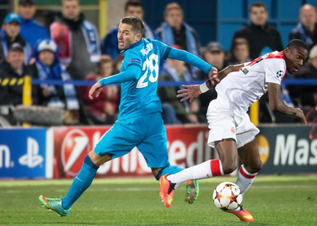 Лига чемпионов УЕФА, 2014/15, «Зенит» — «Монако»