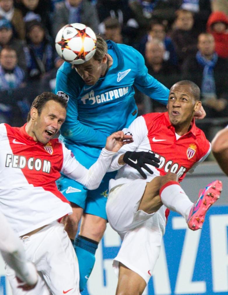 Лига чемпионов УЕФА, 2014/15, «Зенит» — «Монако»