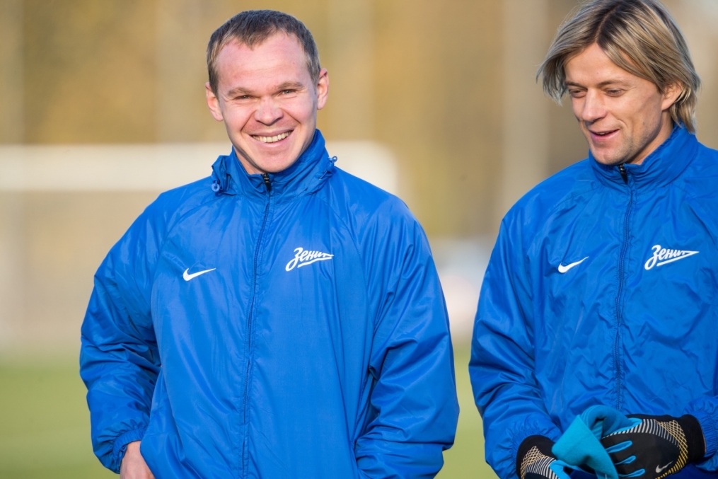 Открытая тренировка «Зенита» перед матчем с «Краснодаром»