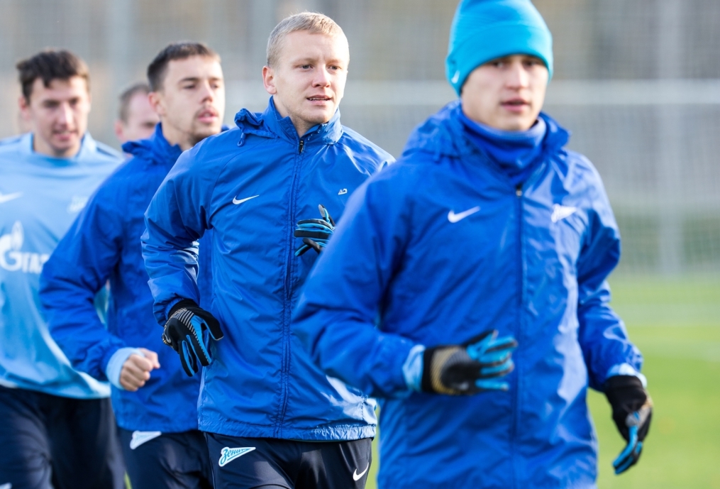 Открытая тренировка «Зенита» перед матчем с «Краснодаром»