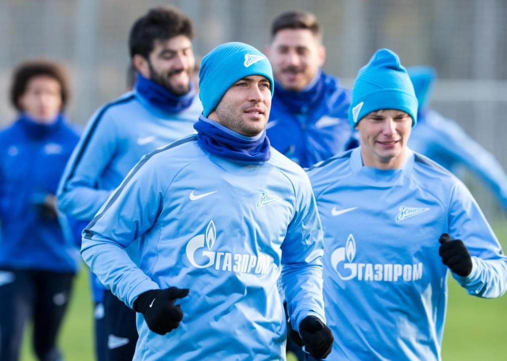 Открытая тренировка «Зенита» перед матчем с «Краснодаром»