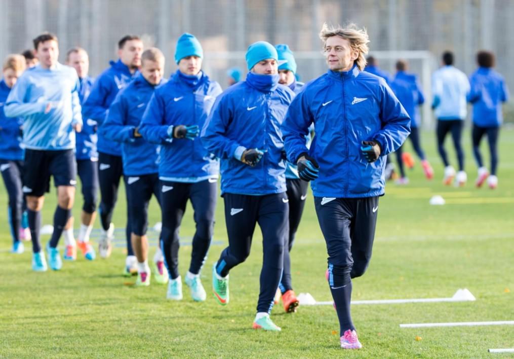 Открытая тренировка «Зенита» перед матчем с «Краснодаром»