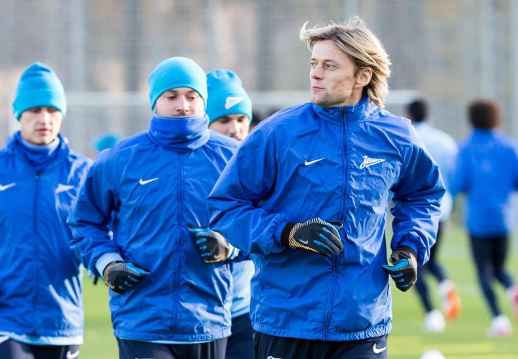 Открытая тренировка «Зенита» перед матчем с «Краснодаром»