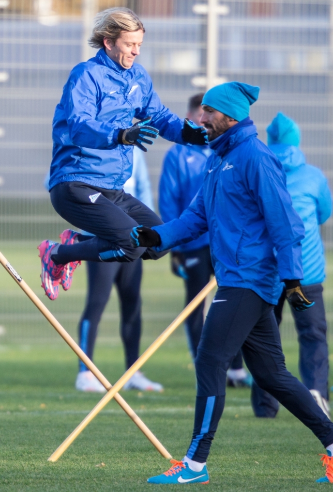 Открытая тренировка «Зенита» перед матчем с «Краснодаром»