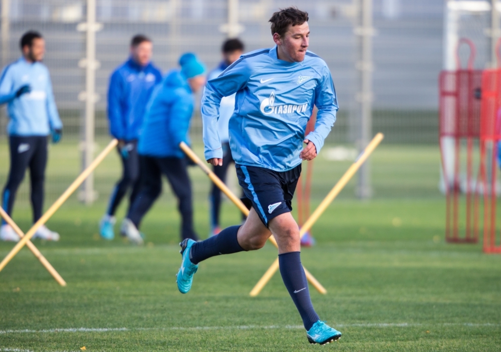 Открытая тренировка «Зенита» перед матчем с «Краснодаром»